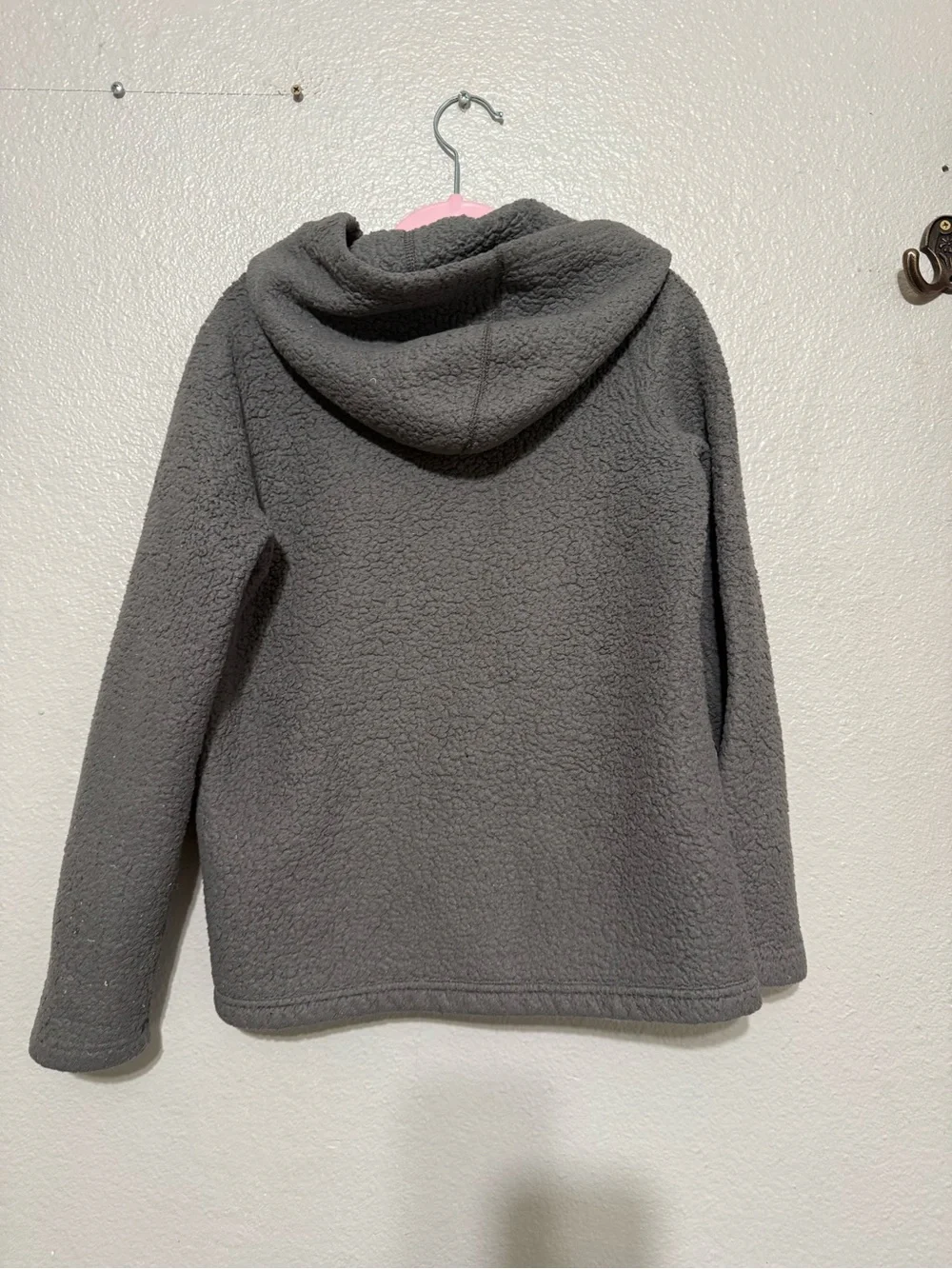 Patagonia Los Gatos Gray Fleece Hooded Jacket